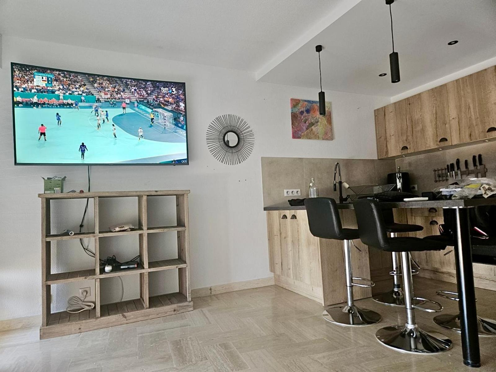 Appartement T3 De Standing Vue Mer Et Marina Mandelieu 外观 照片